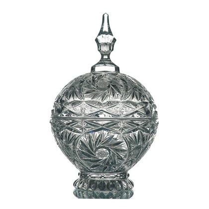 Dose aus Bleikristall (16 cm)