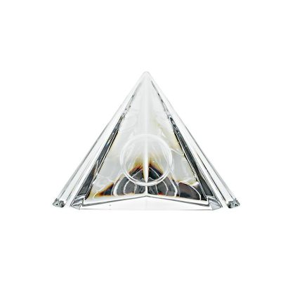 Glaspyramide Uhr (10cm)
