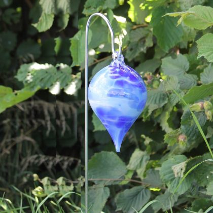 Hängekegel Gartenflair 25 cm mit Stab gelb