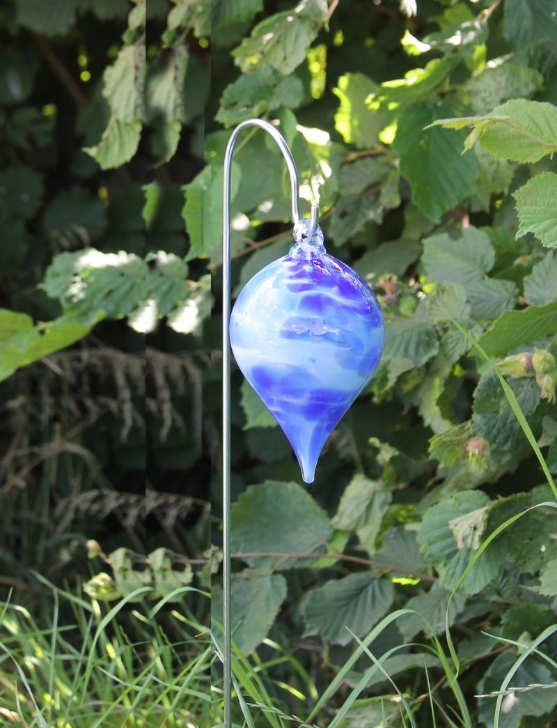 Hängekegel Gartenflair 25 cm mit Stab gelb