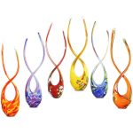 X-Flamme Gartenflair 55 cm mit Stab gelb