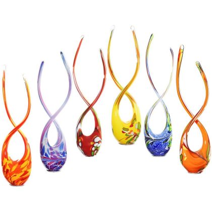X-Flamme Gartenflair 55 cm mit Stab gelb