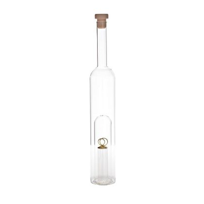 Geschenkflasche Trauringe Präsent 350ml leer
