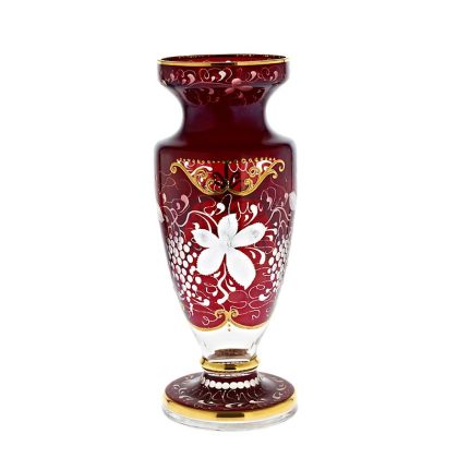 Vase auf Fuß "Golden Grape" (31