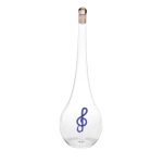 Geschenkflasche Notenschlüssel Präsent 500ml leer
