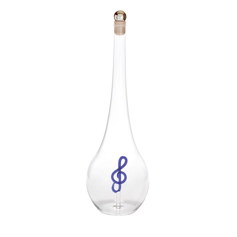 Geschenkflasche Notenschlüssel Präsent 500ml leer