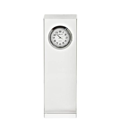 Glasblockuhr 15 cm