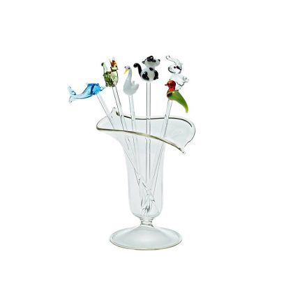 Bowlespießer Cocktailstäbchen lustige Tiere "Party" (12cm)