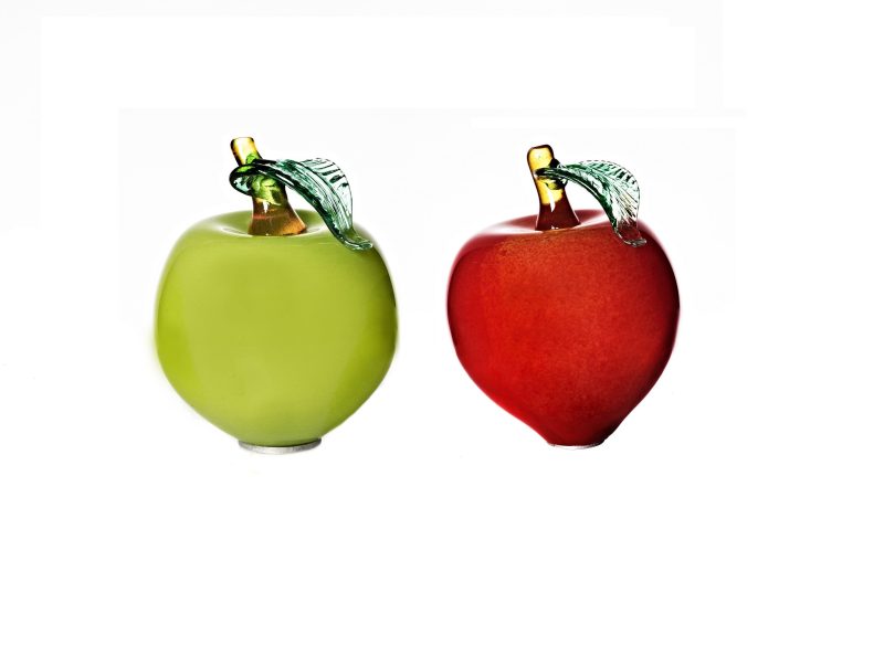 Apfel grün Gartenflair inkl. Stab 15cm