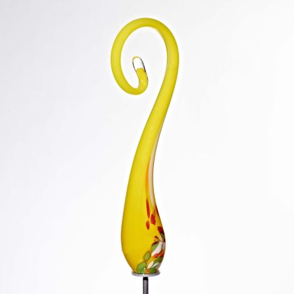 Gartenfigur Bogen Gartenflair 45cm mit Stab jade