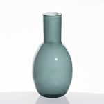 Flaschenvase Shine 15cm grau