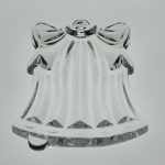 Glasanhänger Baumschmuck Glocke klar Bleikristall 8