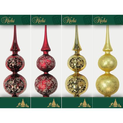 Baumspitze Glitzerranke gold matt(33cm)