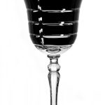 Weinglas Weinkelch Handgeschliffen Violett Kristall Glas 240 ml