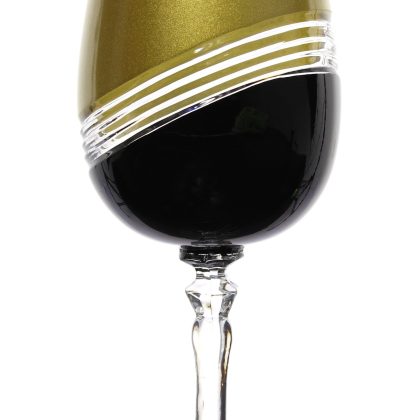 Weinglas Gold and Black 240 ml