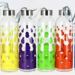Wasserflasche Trinkflasche To Go Glas 500 ml