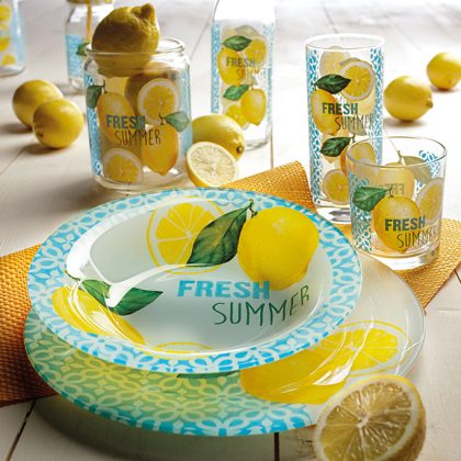 Glasteller-Set Fresh Summer 12tlg
