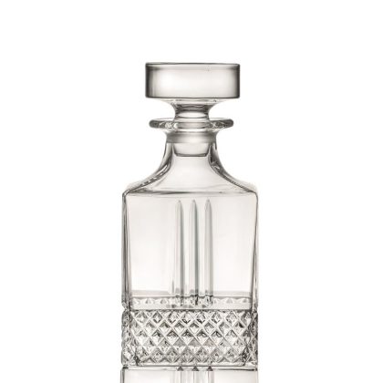 Karaffe Dekanter mit Stopfen Whisky Likör Brillante Retro Nostalgie 850 ml