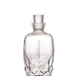 Karaffe Dekanter mit Stopfen Whisky Brandy Alkemist 1000 ml Glas transparent