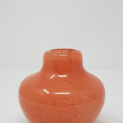 Glasvase Linen rose 10cm Glas