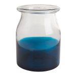 Blumenvase Glasvase Boathouse Maritim klar/blau 23cm