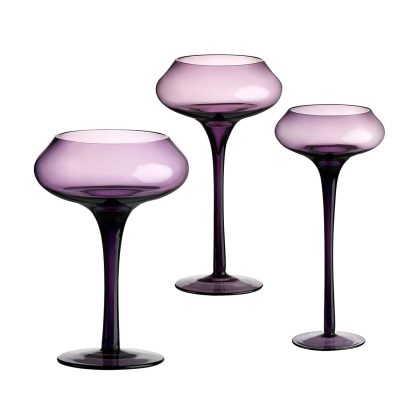 Kerzenhalter "Andromeda" 3 Größen-Set (20cm