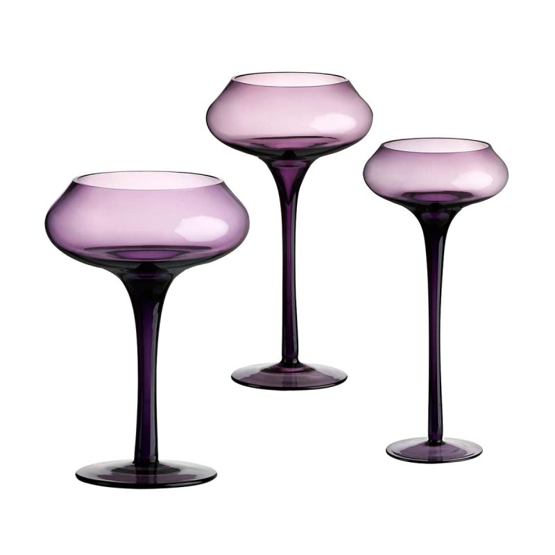 Kerzenhalter "Andromeda" 3 Größen-Set (20cm