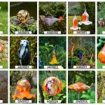 Glockenblume Gartenflair 16cm mit Stab orange rot